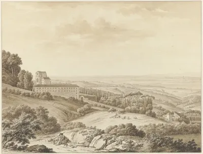 The Villa Aldobrandini near Frascati