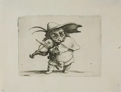 The Violin Player, from Varie Figure Gobbi