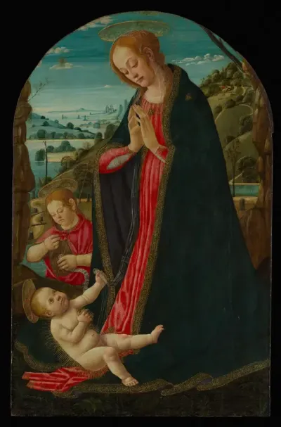 The Virgin Adoring the Child with the Infant Saint John the Baptist