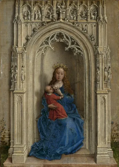 The Virgin and Child Enthroned