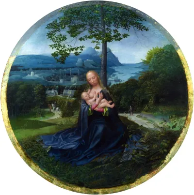 The Virgin and Child in a Landscape