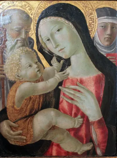 The Virgin and Child, St. Benedict and Saint Catherine of Siena