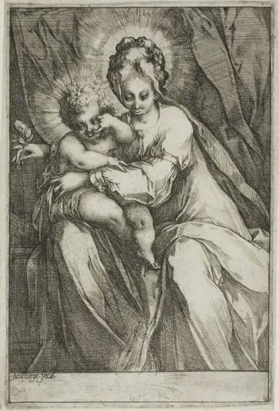 The Virgin and Child with a Rose