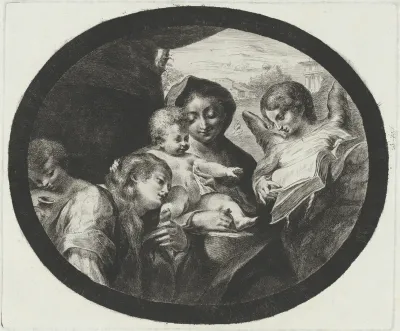 The Virgin and Child with Angels