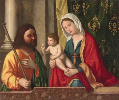 The Virgin and Child with Saint James Major