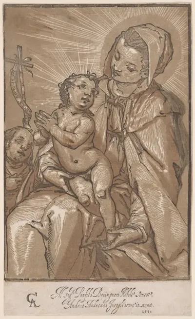 The Virgin and Child with Saint John the Baptist