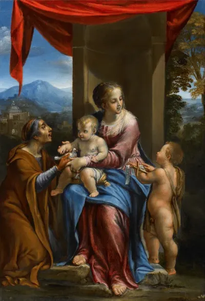 The Virgin and Child with Saints Elizabeth and the Infant John the Baptist