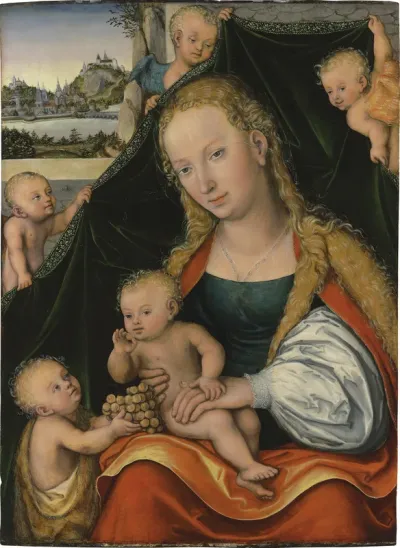 The Virgin and Child with the Infant Saint John the Baptist and Angels