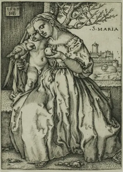 The Virgin and Child with the Parrot