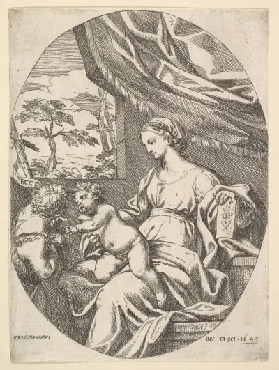 The Virgin and Child with the Young St. John the Baptist