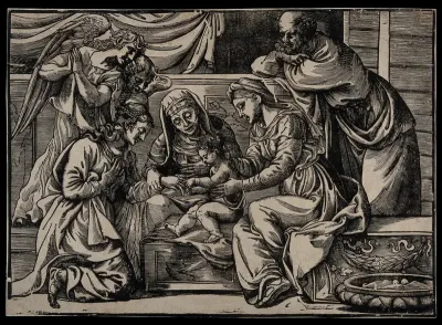The Virgin and Christ Child with Saint Anne, Saint Joseph, and Saint Catherine