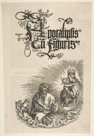 The Virgin and Saint John, from "The Apocalypse"