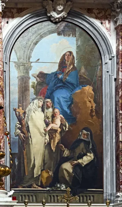 The Virgin Appearing to Dominican Saints