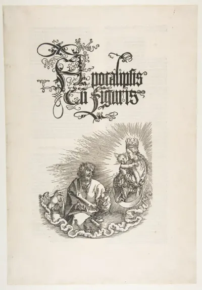 The Virgin Appearing to Saint John, from "The Apocalypse"