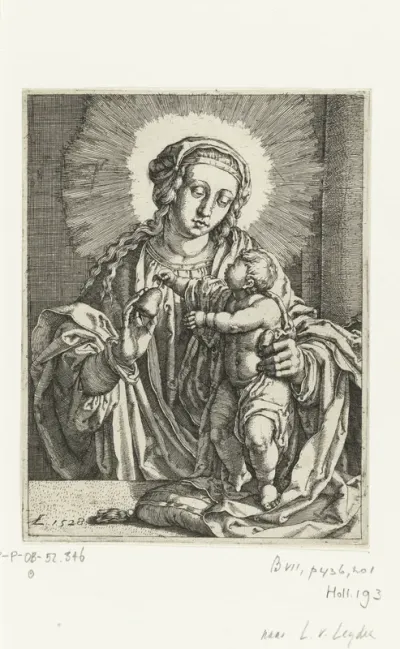 The Virgin Giving the Child a Pear