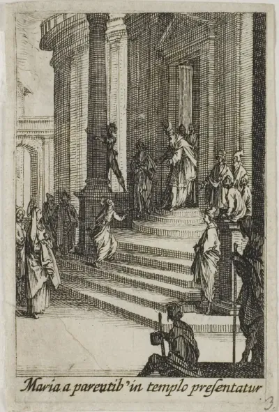 The Virgin Mary Presented at the Temple, from The Life of the Virgin