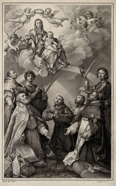 The Virgin Mary with the Christ Child and patron saints of Bologna