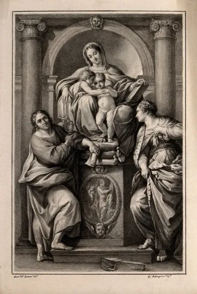The Virgin Mary with the Christ Child and Saint John the Baptist, Saint John the Evangelist and Saint Catherine of Alexandria