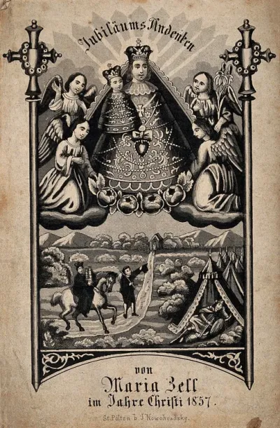 The Virgin of Mariazell as protector of travellers