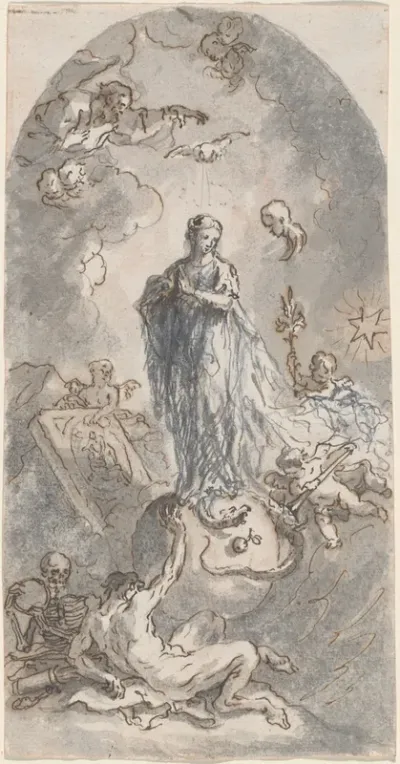 The Virgin of the Immaculate Conception (recto)