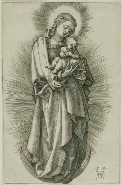 The Virgin on the Crescent with a Diadem