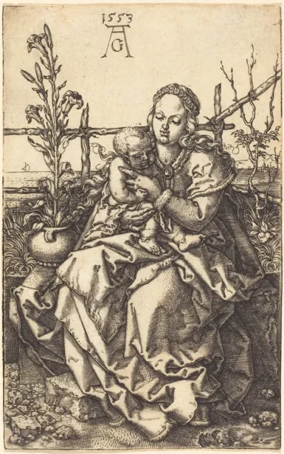 The Virgin Seated