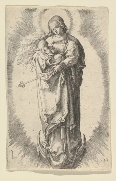 The Virgin with Child on the Crescent