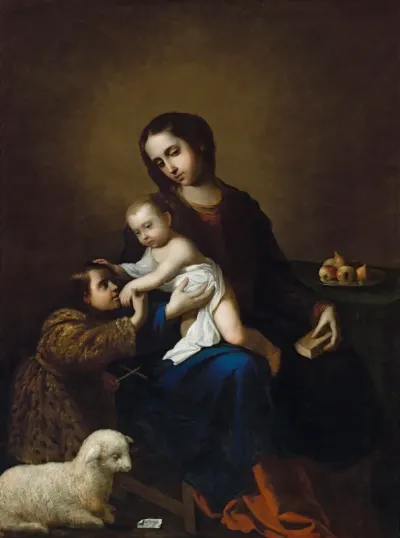 The Virgin with the Child Jesus and Young Saint John the Baptist