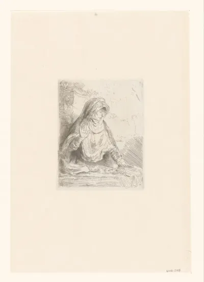 The Virgin with the instruments of the Passion