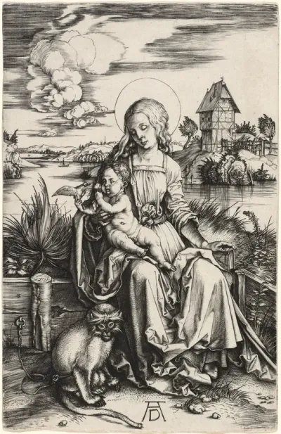 The Virgin with the monkey