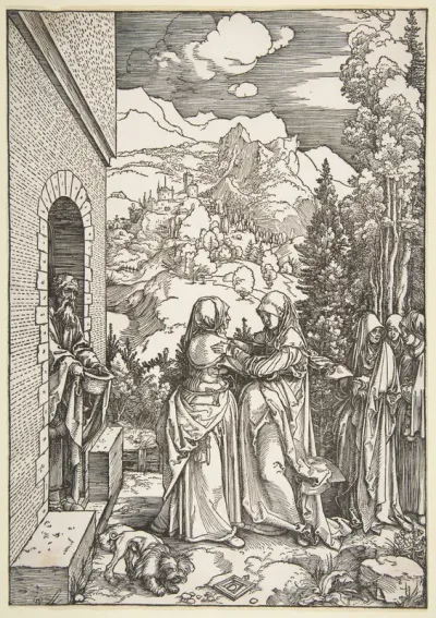 The Visitation, from "The Life of the Virgin"