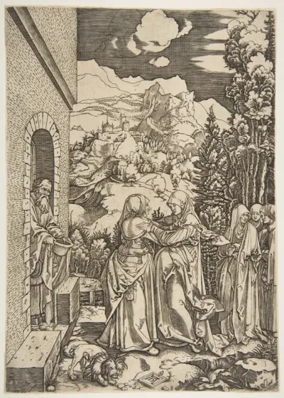 The Visitation, from "The Life of the Virgin" (copy)