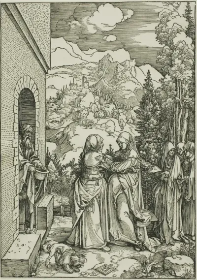 The Visitation, from The Life of the Virgin