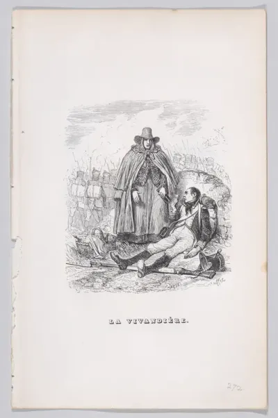 The Vivandière, from "The Complete Works of Béranger"