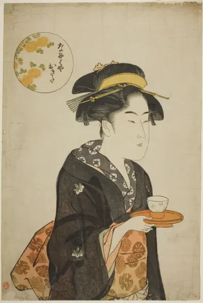 The Waitress Okita of the Naniwaya