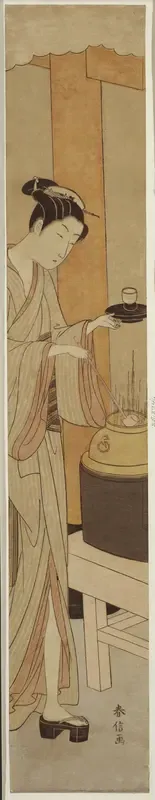 The Waitress Osen of the Kagiya Teahouse