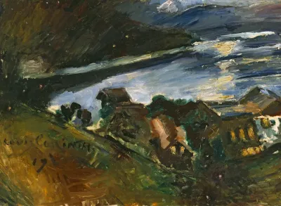 The Walchensee by moonlight
