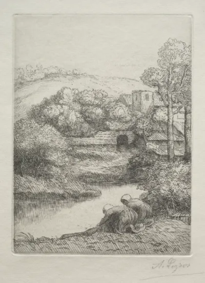 The Washing Place, called The Washerwomen