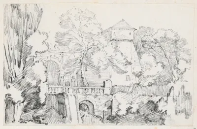 The Water Organ in the Gardens of the Villa d'Este, Tivoli