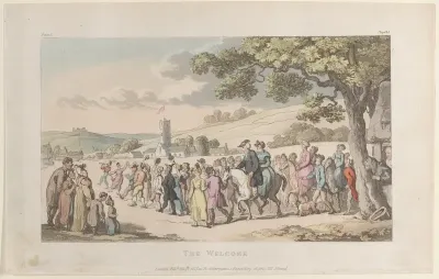 The Welcome, from "The Vicar of Wakefield"