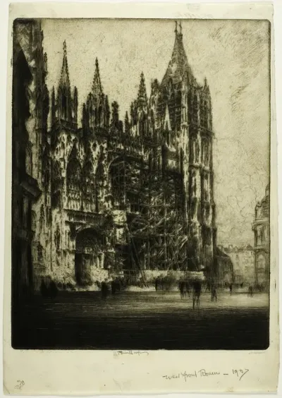 The West Front, Rouen Cathedral