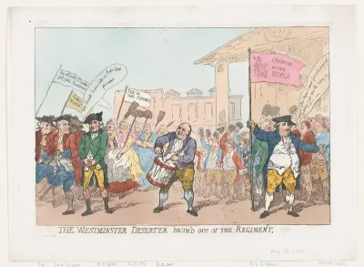 The Westminster Deserter Drum'd Out of The Regiment