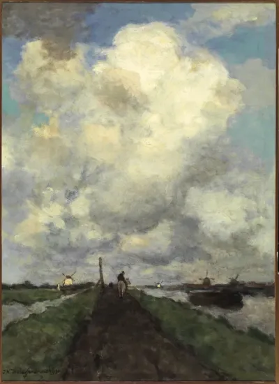 The white cloud