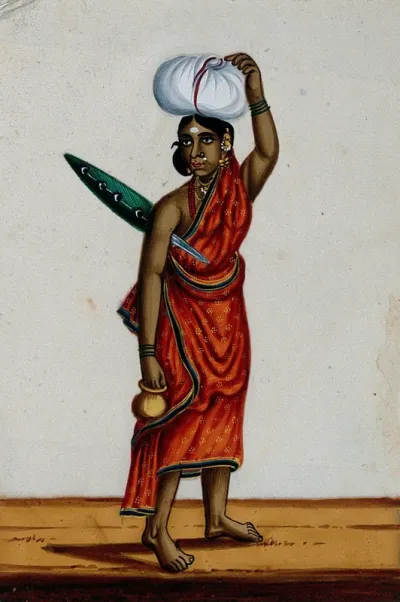 The wife of a man of "Pundarum caste"