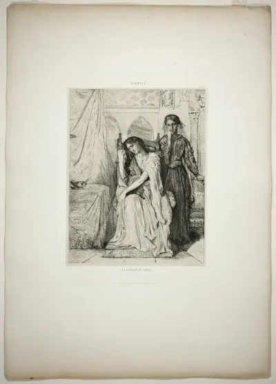 The Willow Song, plate nine from Othello