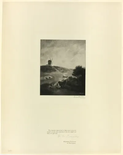 The Windmill, from Old English Masters