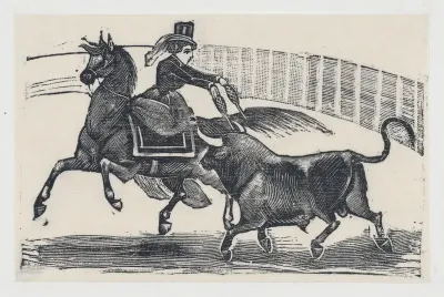The woman bull fighter