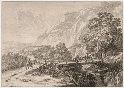 The Wooden Bridge, from the series Views of Rome and its Surroundings