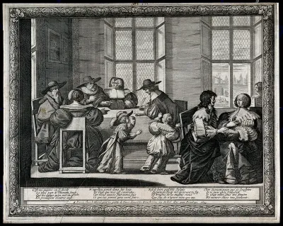 The workings and signing of a marriage contract