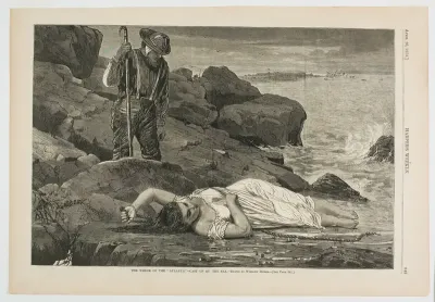 The Wreck of the "Atlantic"—Cast Up by the Sea